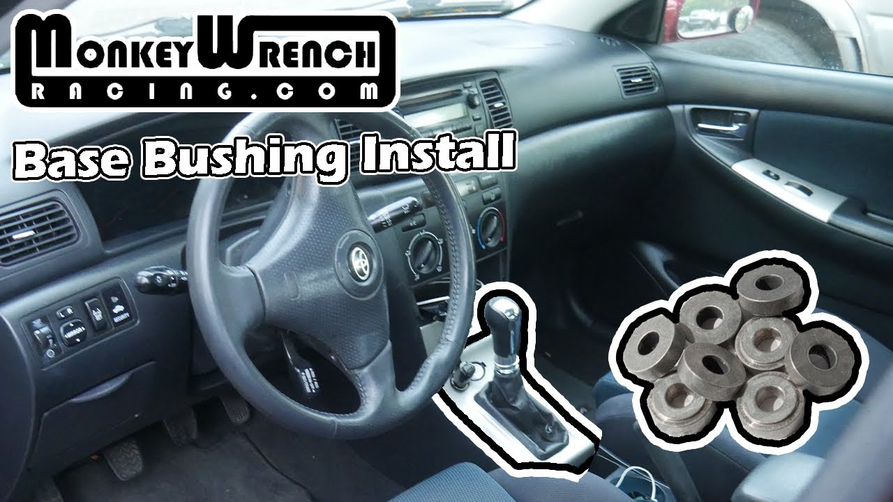 Installing Shifter Base Bushings In My Corolla XRS