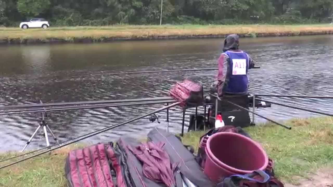 coarse angling fishing angeln vissen Junioren  2014 Assen NL Teil 1