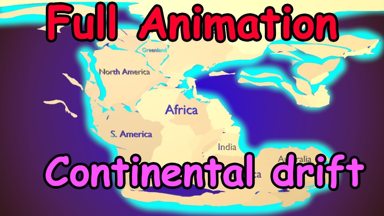 Lecture - Continental drift theory by Wegner with Animation | UPSC IAS | Geography