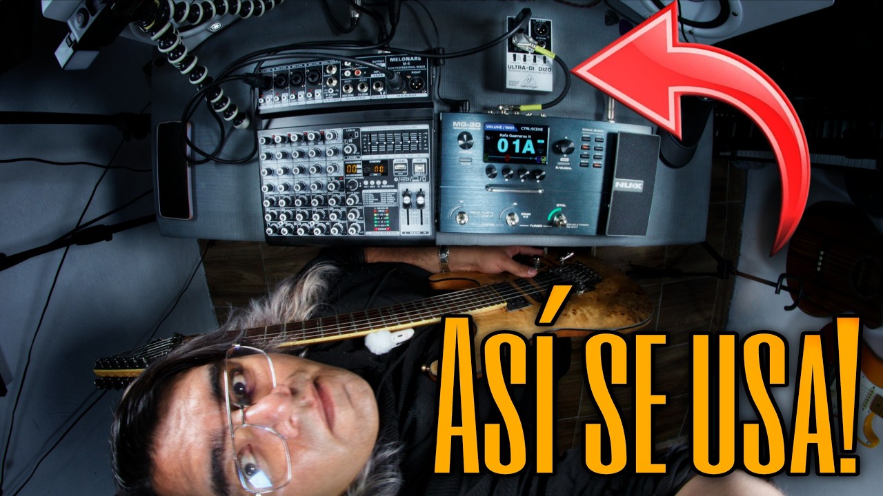🚨 NUX MG-30 + Caja Directa + Mixer | La conexión correcta🚨