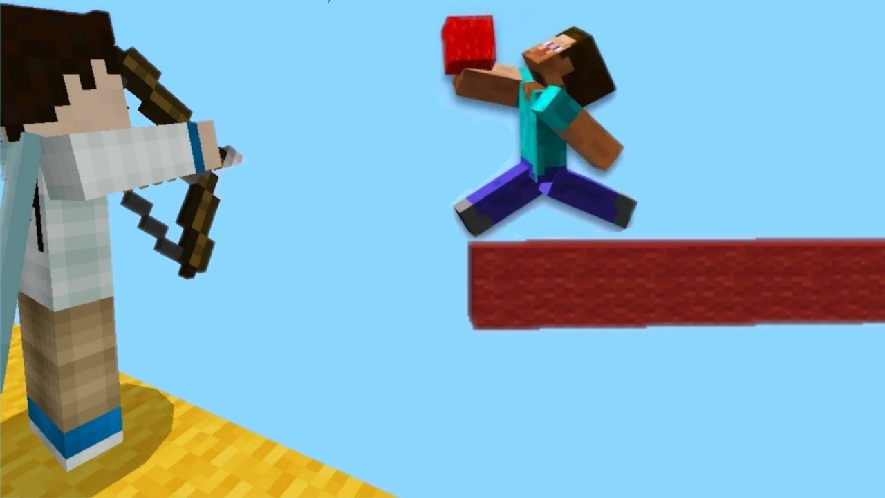 wygrałem z hackerm w the bridge w minecraft servers netergames.org