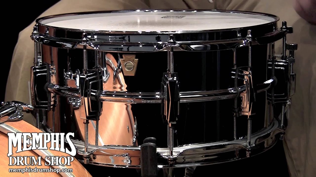 Ludwig 14x6.5 Chrome Over Brass Snare Drum (LB402B)