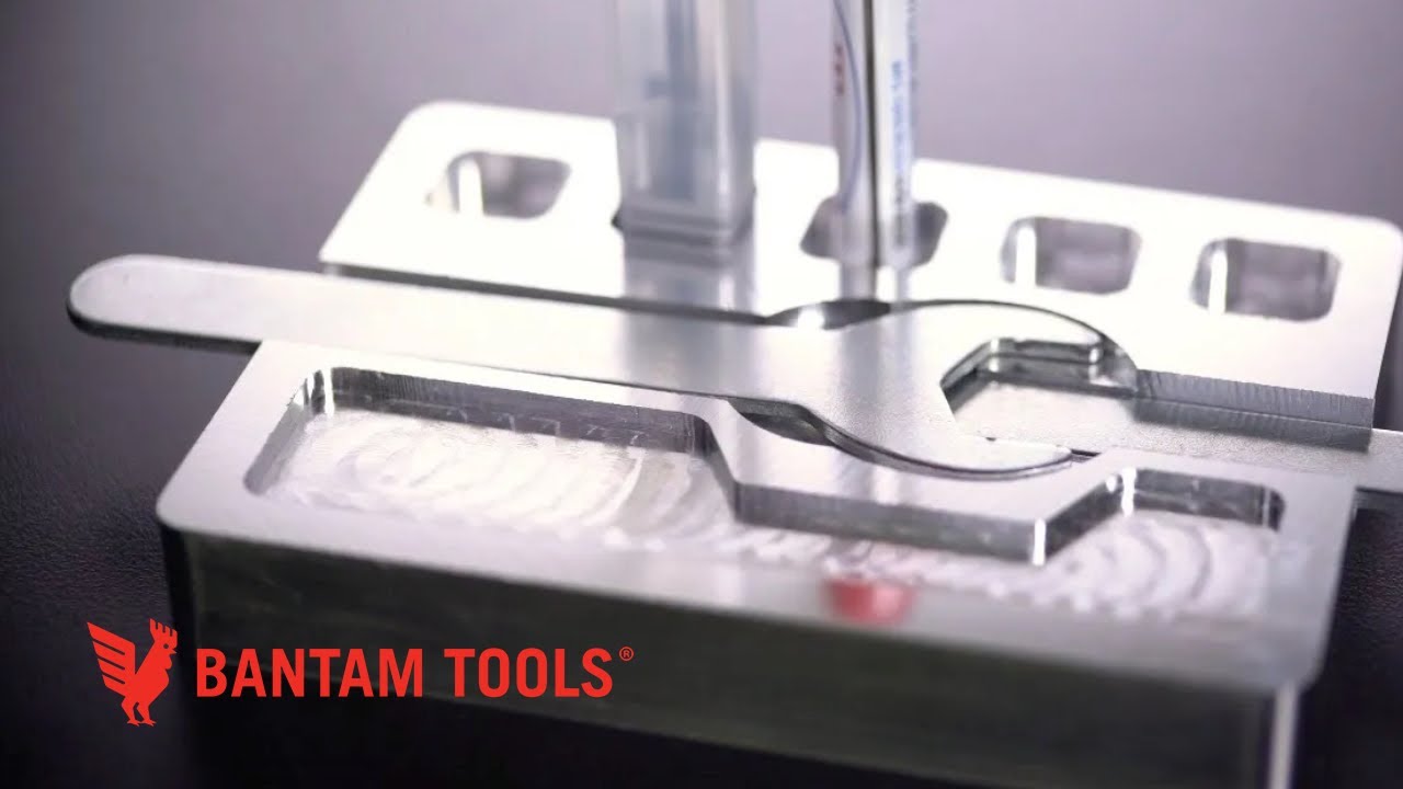How To Machine a Tool Holder with the Bantam Tools Desktop CNC Milling Machine #gettingstarted