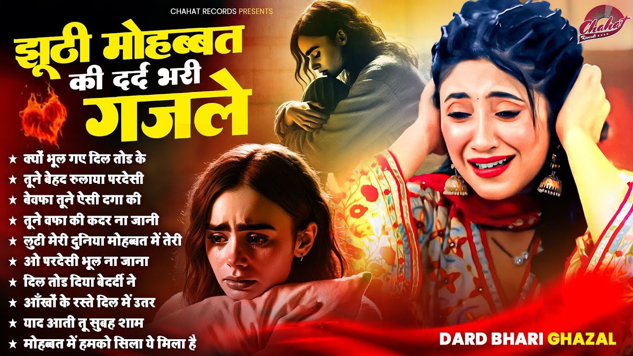 झूठी मोहब्बत की दर्द भरी ग़ज़लें💘Hindi sad song💕Dard bhare gane💘दर्द भरी गजल💘Arshad Kamli Sad Song