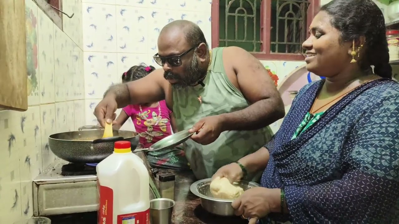 மப்பில் கிச்சனில் கலாட்டா செய்த மீசை மணி❤️😂#trending #food #support #viralvideo #fun #fans #thanks