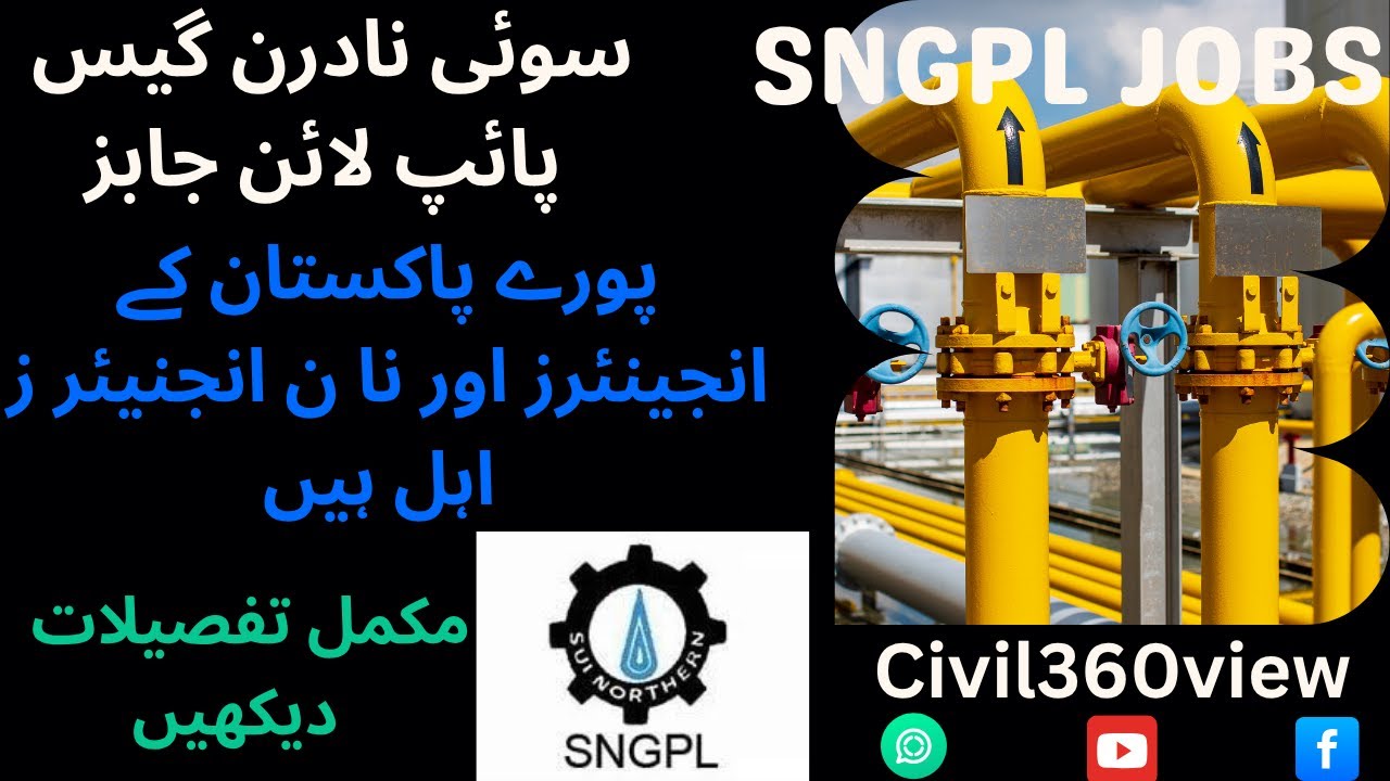 SNGPL JOBS Sui Northern Gas Pipelines Limited (SNGPL)
