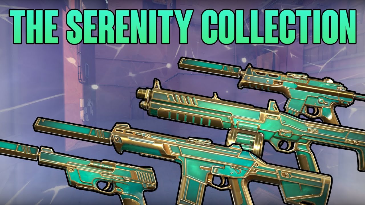SERENITY SKINS COLLECTION SHOWCASE - VALORANT BATTLEPASS SKINS