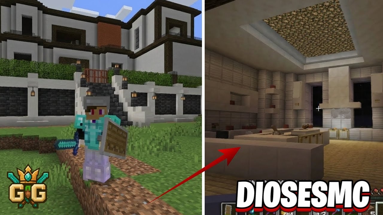 Minecraft - Decoramos la Cocina de Nuestra Casa | Primera Zona Interior 🏠🔥 (Survival)