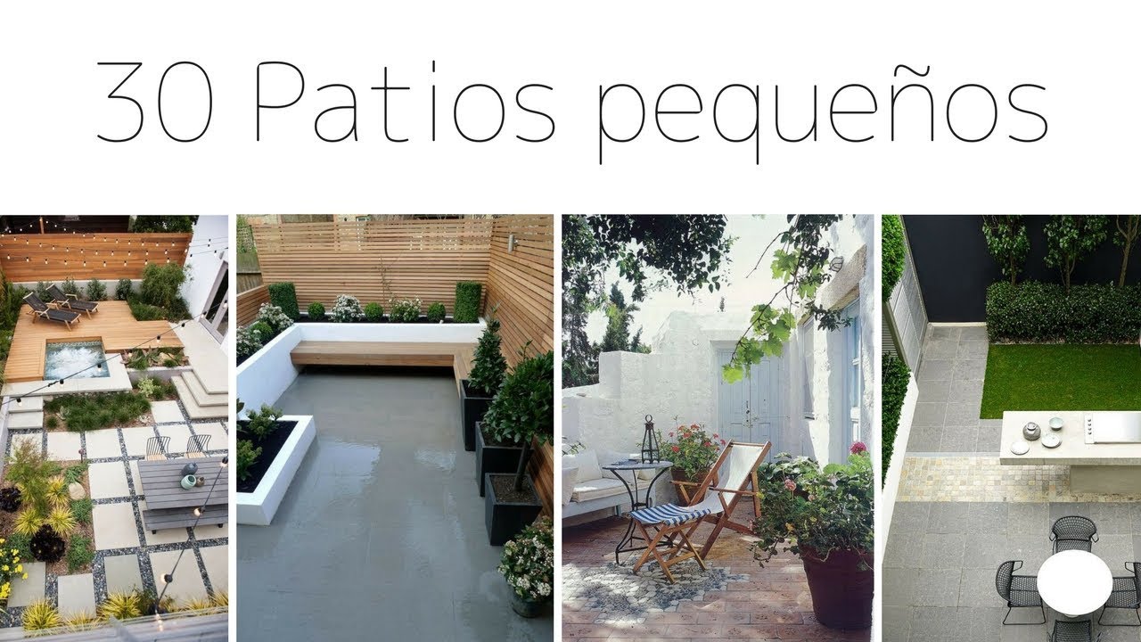PATIOS / JARDINES PEQUEÑOS | 30 IMÁGENES PARA INSPIRACIÓN | Pabla en casa
