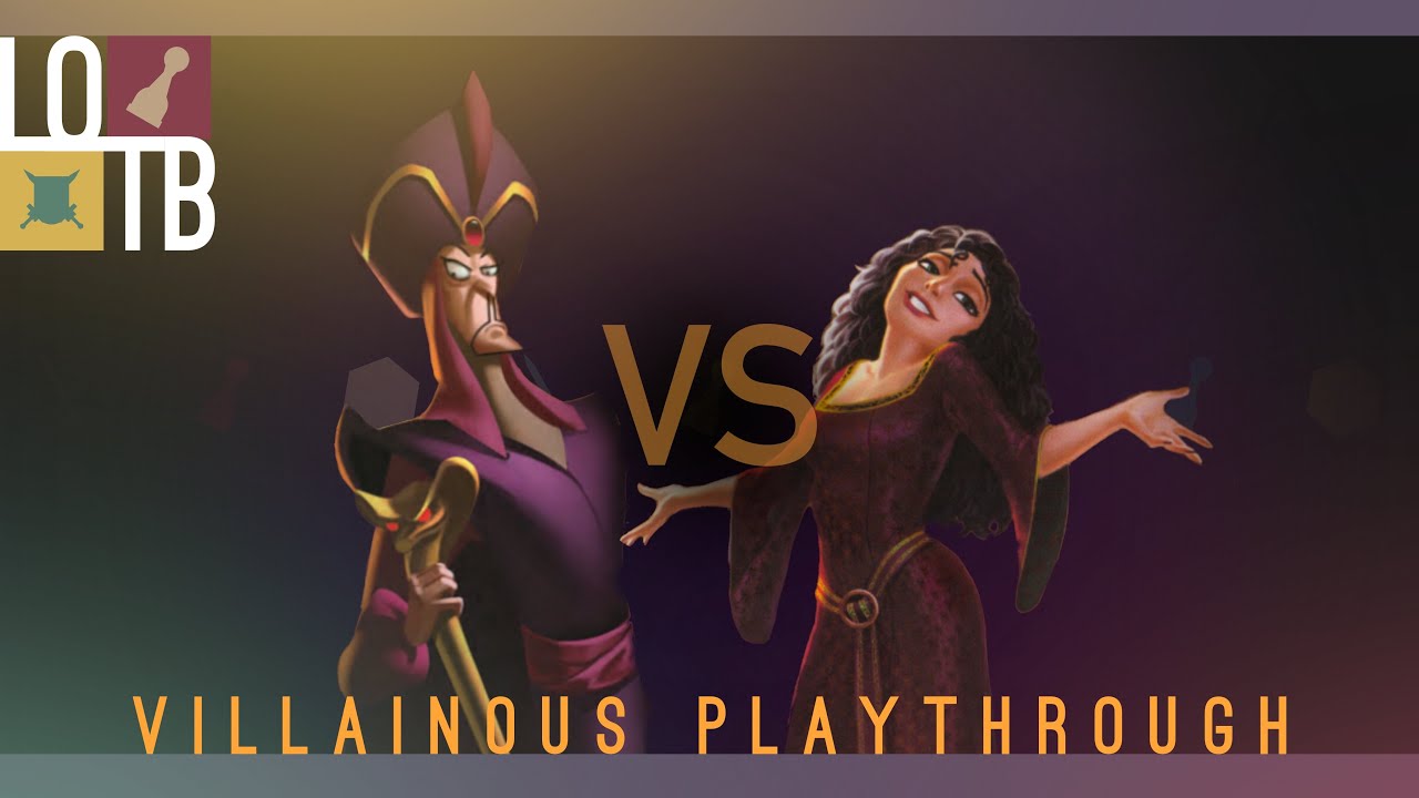 DISNEY VILLAINOUS | boardgame playthrough Jafar vs Mother Gothel