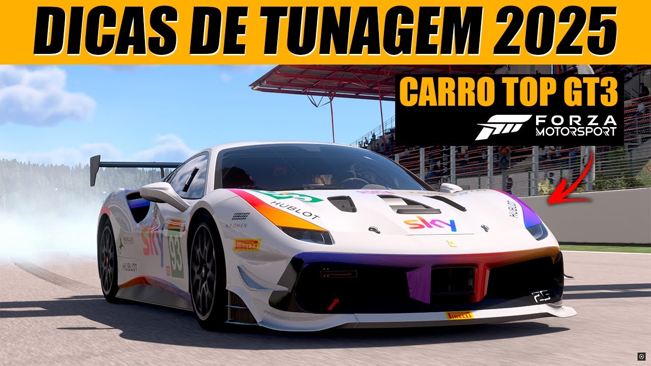 FORZA MOTRSPORT: Tunagem GT3 Perfeita