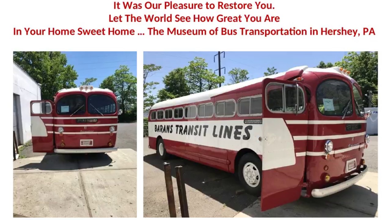1945 Barans Aerocoach Bus Restoration