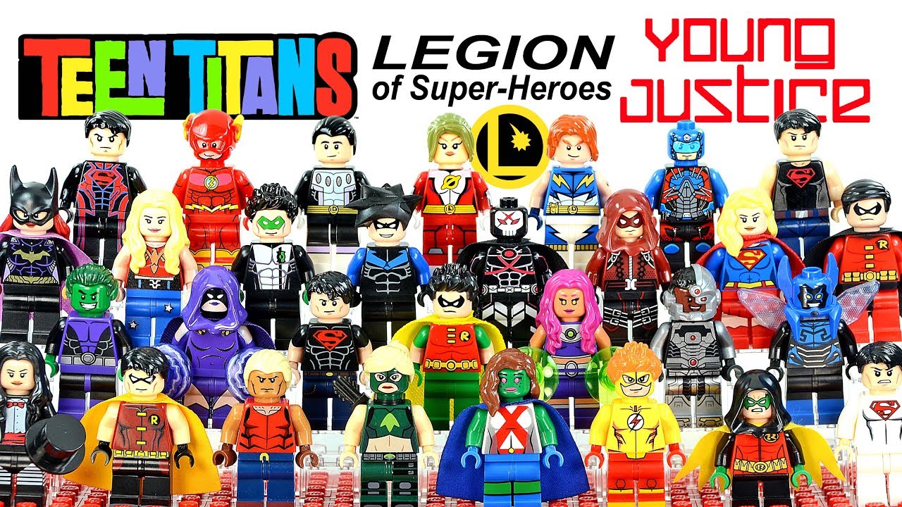 LEGO Teen Titans Go! Titans Young Justice & Legion of Super-Heroes Minifigure Collection