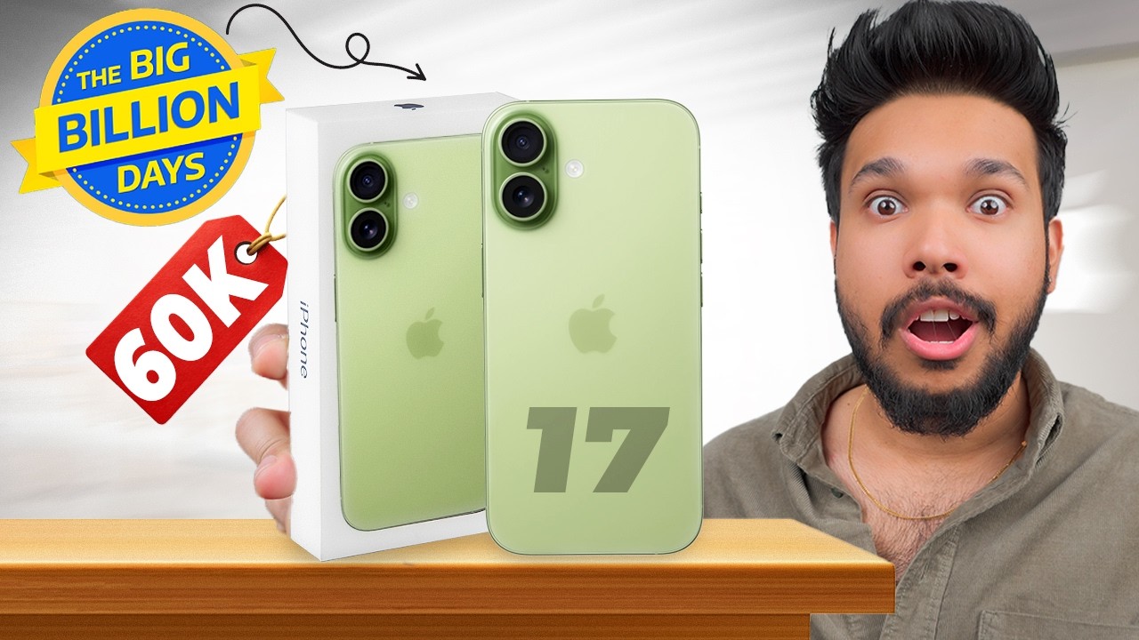 BBD iPhone 17 Unboxing - Flipkart BBD Sale Se Phele Saste Mai !!