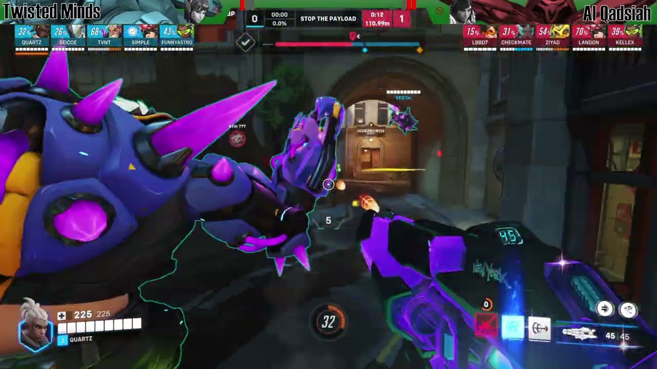 Quartz POV - Twisted Minds vs Al Qadsiah  - Sojourn - King's Row - OWCS EMEA STAGE 3