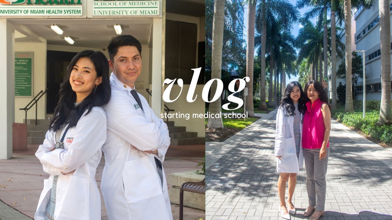 First two weeks of medical school // Orientation, Class, White coat ceremony // UM Med School Vlog