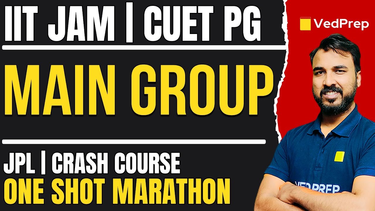 Main Group Chemistry | One Shot Marathon | IIT JAM | CUET PG | Crash Course | JPL