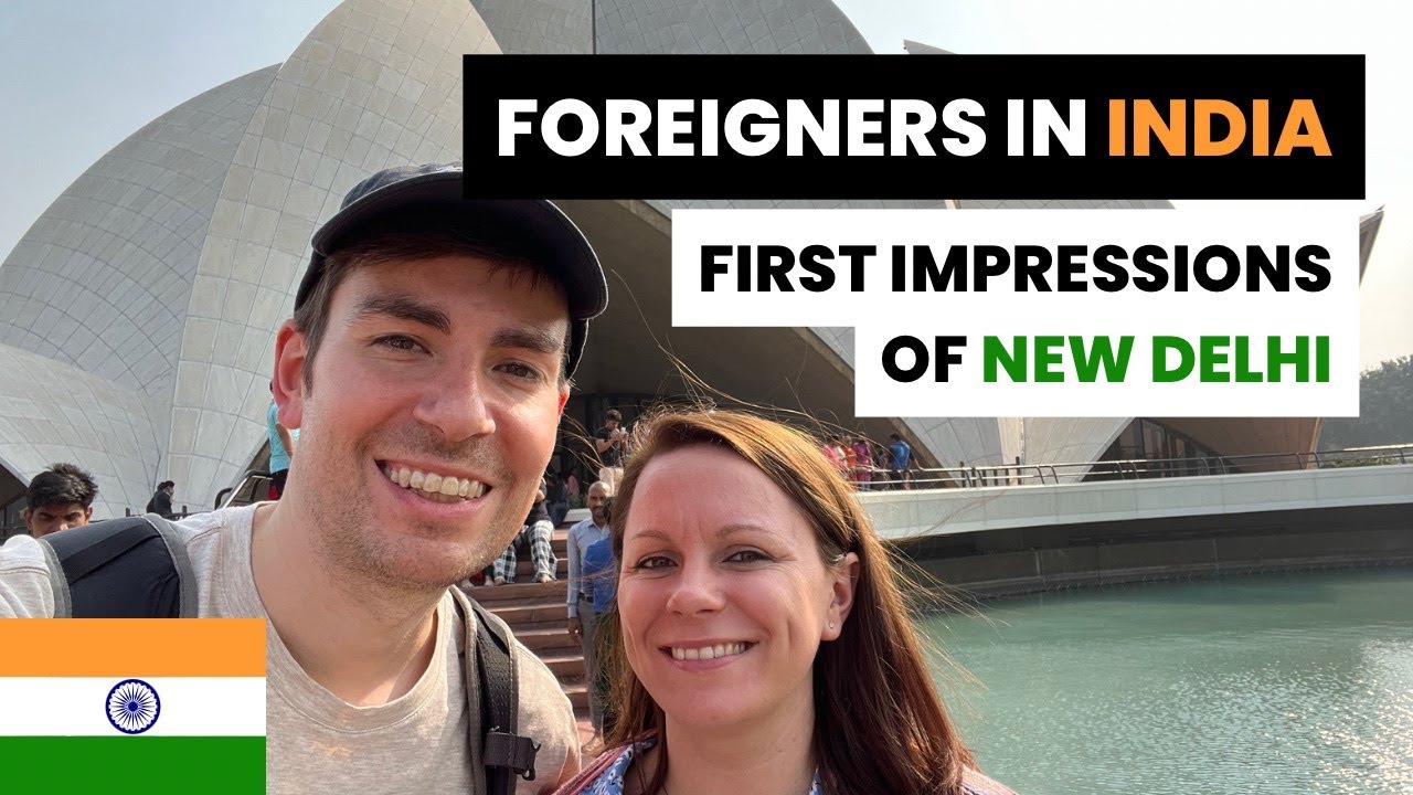 Foreigners' FIRST IMPRESSIONS of 🇮🇳 NEW DELHI, INDIA (Hauz Khas and South Delhi)