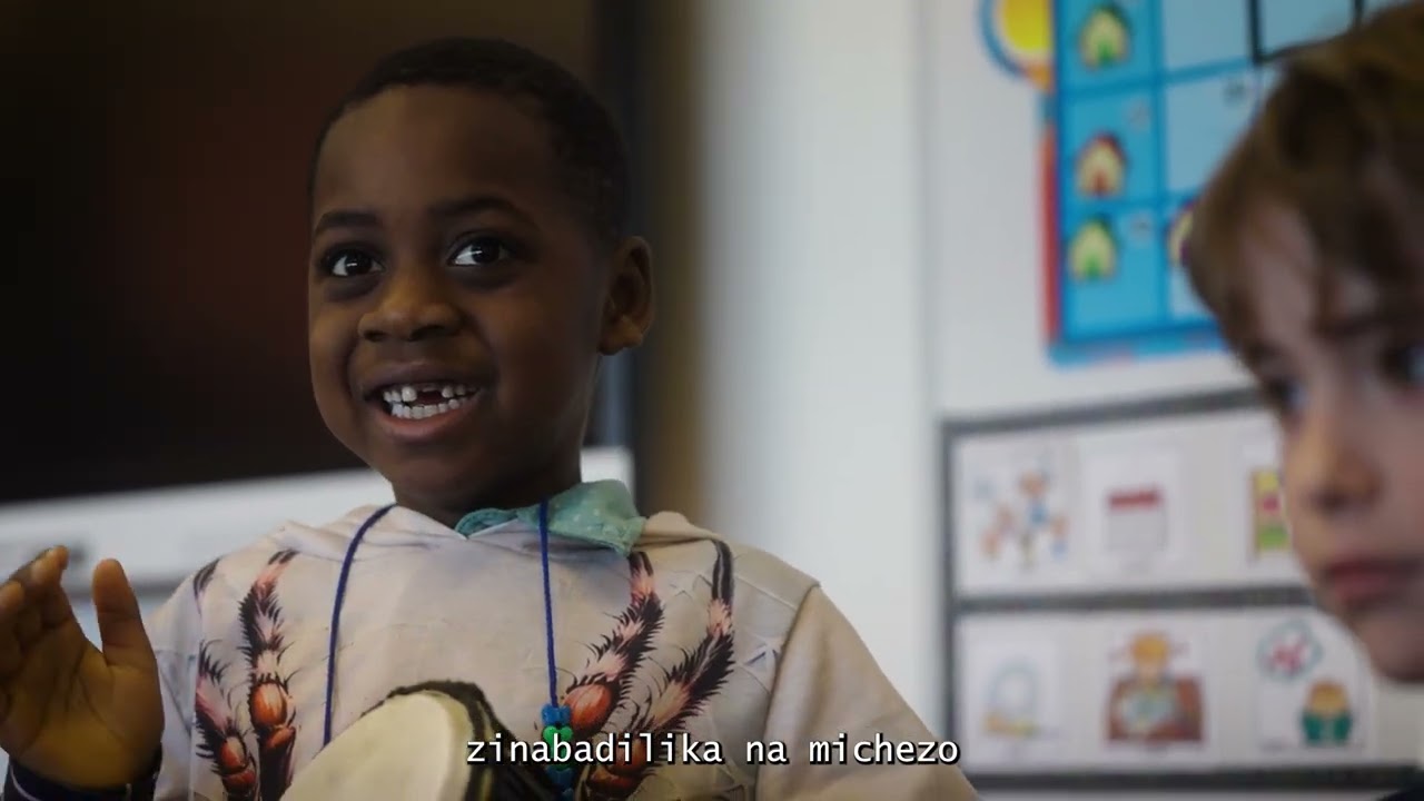 Une journée type à la maternelle Kiswahili
