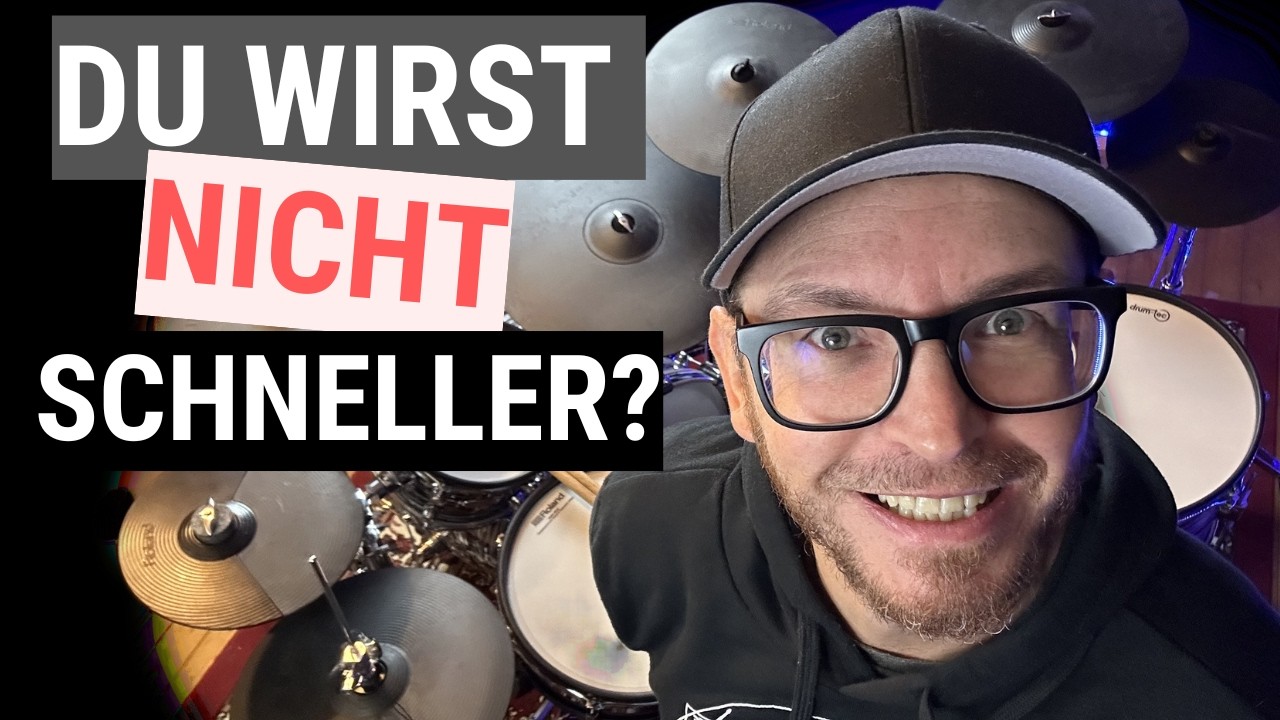 Wenn Du schneller Schlagzeug spielen willst ➠ Mach DIESE Übung!