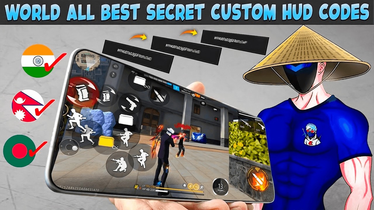 Top 3 Best Custom HUD Ever ☠️🗿 Which One is Better? | Best Custom HUD Setting ⚙️!