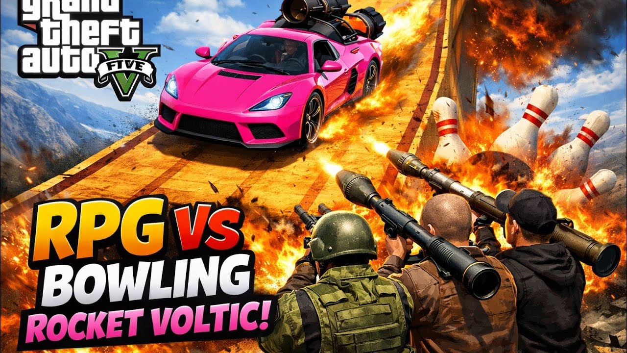 Rpg vs bowling. GTA 5