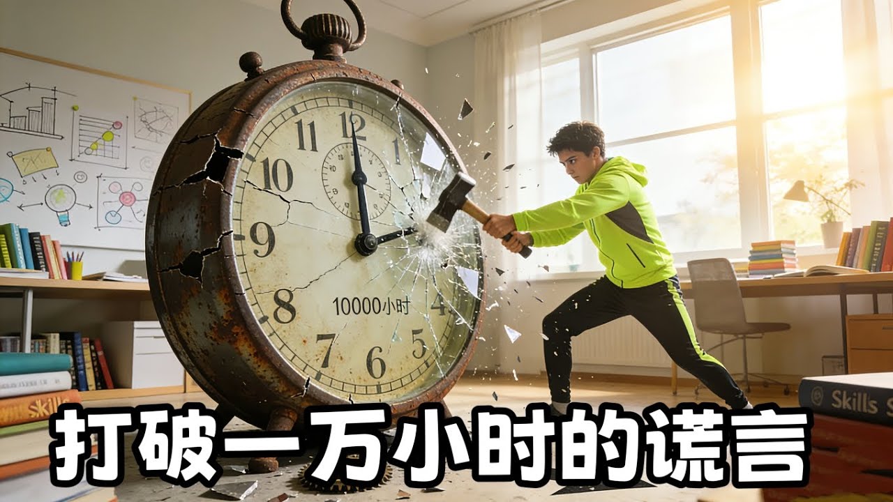 打破一万小时的谎言骗局 有效练习和无效练习的区别 刻意练习的四要素 科学训练