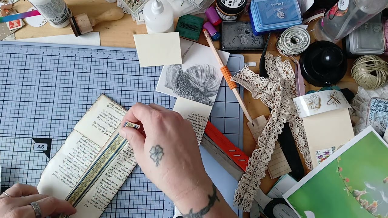 Hidden paperclip als boekenlegger 