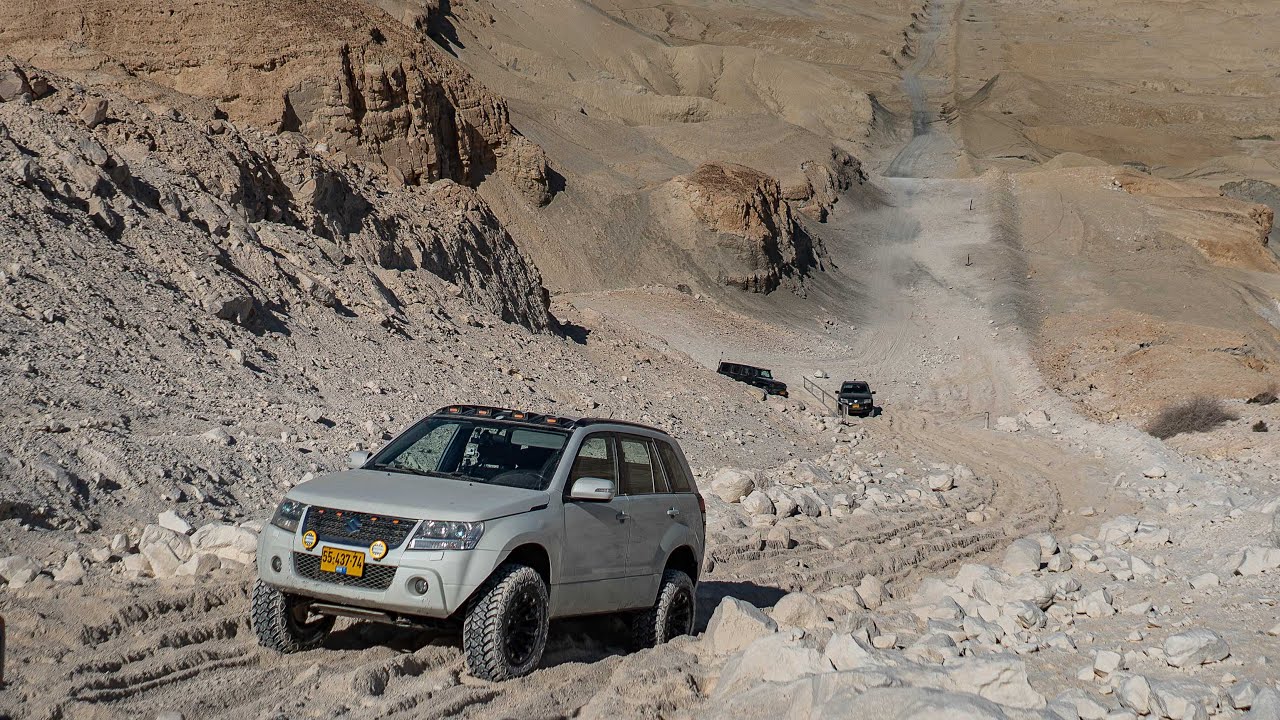 כמעט התהפכנו בזיק  - מעלה זיק #grandvitaraoffroad #4x4 #offroad #vitara4x4 #4wd #4wd247 #4x4offroad