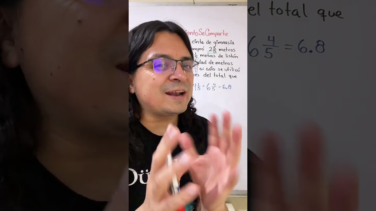 🎁 Guía ECOEMS 2026 | Matemáticas: Problema con fracciones y decimales 