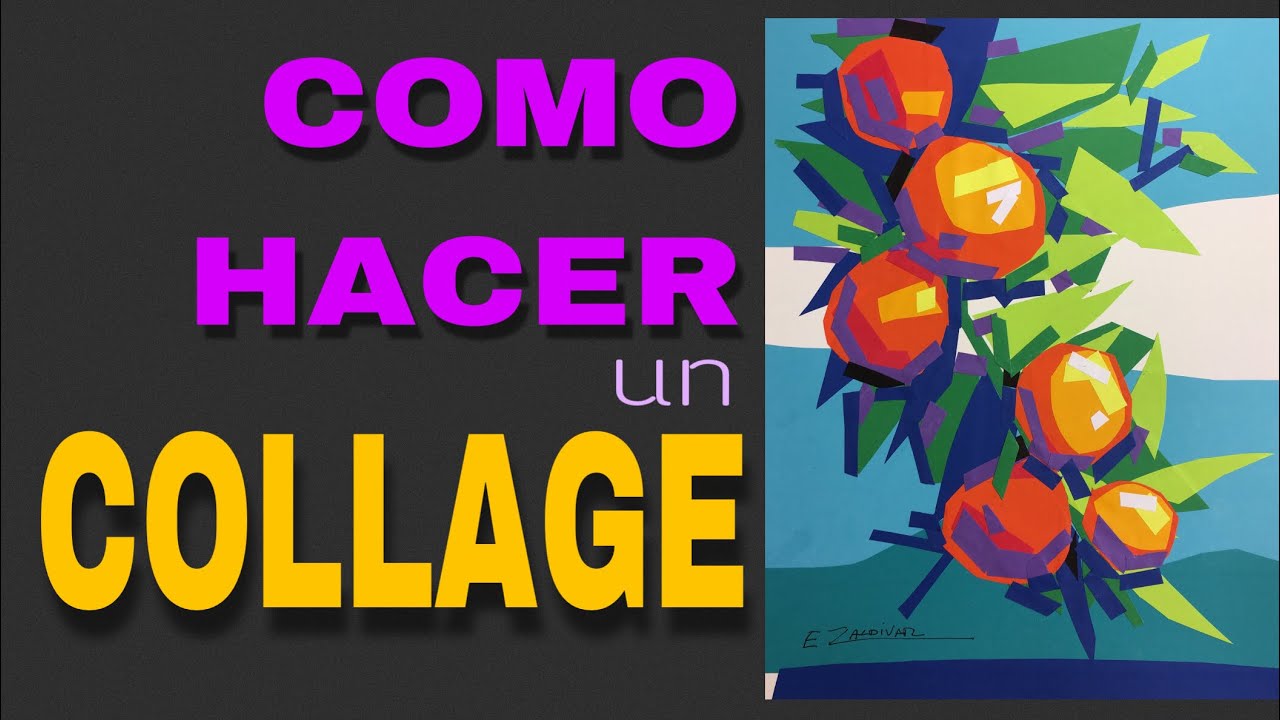 Como hacer un collage, Arte collage, Técnicas artísticas, Arte con papel, Clases de arte