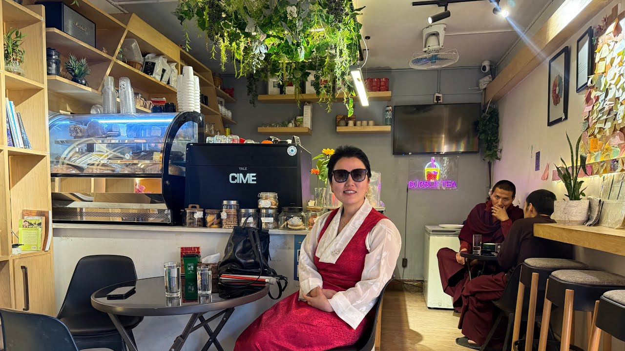 “Yesterday, we had a lovely breakfast and lunch with friends and our Rinpoche.”