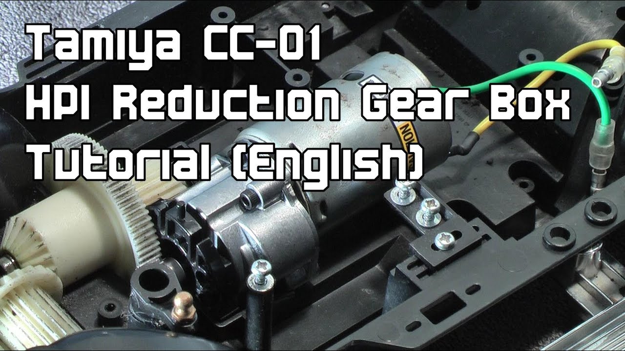 RC-Films: Tamiya CC-01 HPI Reduction Gear Box Tutorial (English)