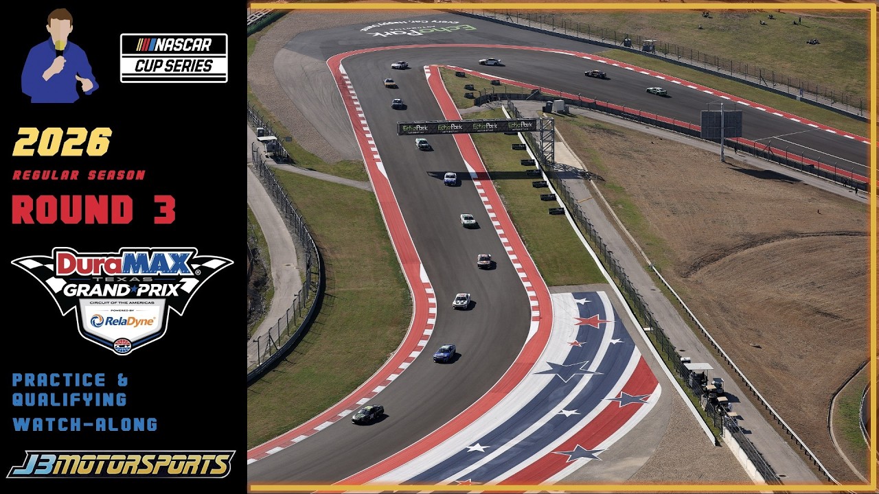 🔴 NASCAR Cup Series | 2026 | Round 3 | #DuraMAXGP | Practice & Qualifying Watch-Along