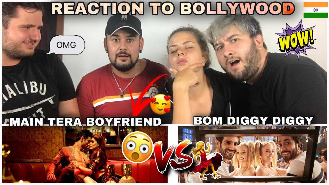 German Reaction to BOLLYWOOD MUSIC: Bom Diggy Diggy | Zack Knight VS. Main Tera Boyfriend | Raabta