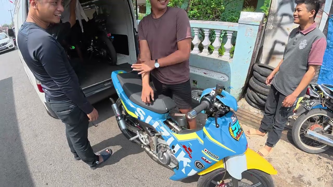GEBER 3 MOTOR! Setting Ninja R, RR & Satria R di Langensari Untuk Event Pertamina Turbo!