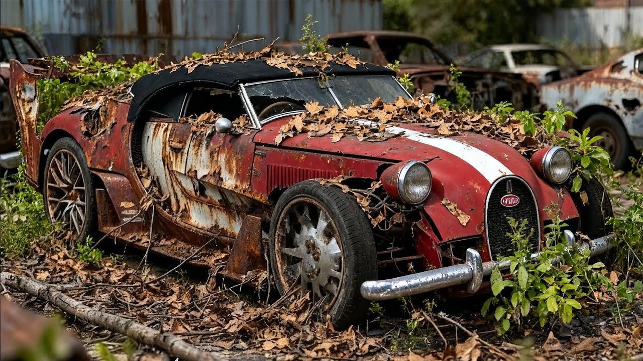 Restoring a Bugatti Royale Roadster: Clasic Car Repair & Detailing Transformation [ASMR]
