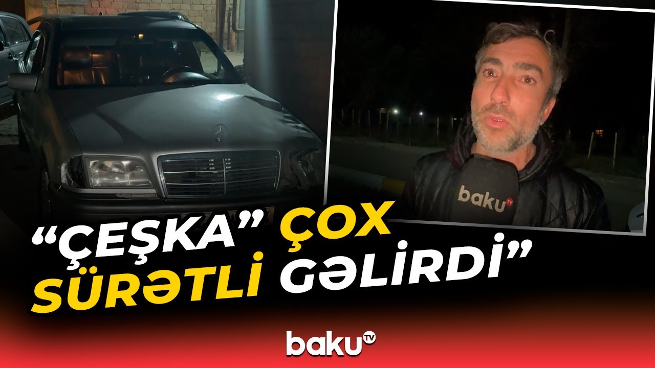 Sumqayıtda ağır yol qəzası | Piyada həyatından oldu