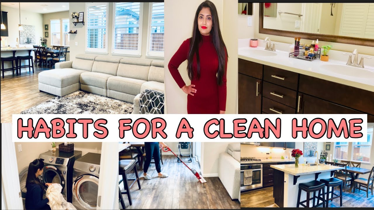 ಮನೆ ಯಾವಾಗಲೂ CLEAN ಆಗಿಡುವುದು ಹೇಗೆ ? 13 HABITS FOR  A CLEAN HOME|| Simple Tips for keeping Home Clean