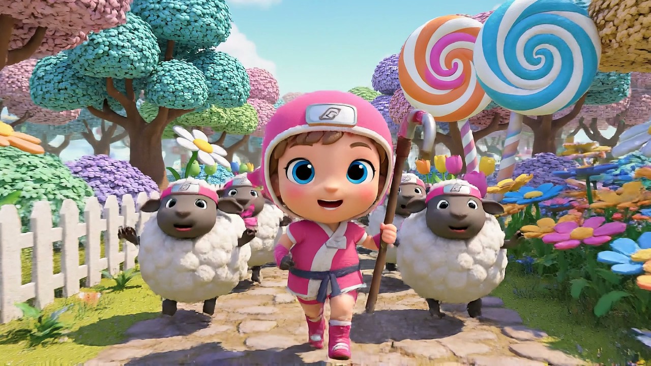 Little Bo Peep and the Ninja Sheep Mission | Action Nursery Rhymes & Kids Songs