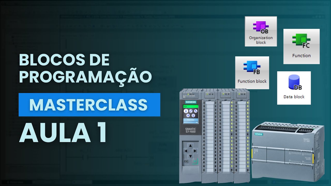 Os segredos da Programação Estruturada no TIA Portal da Siemens | INETEC Masterclass AULA 1
