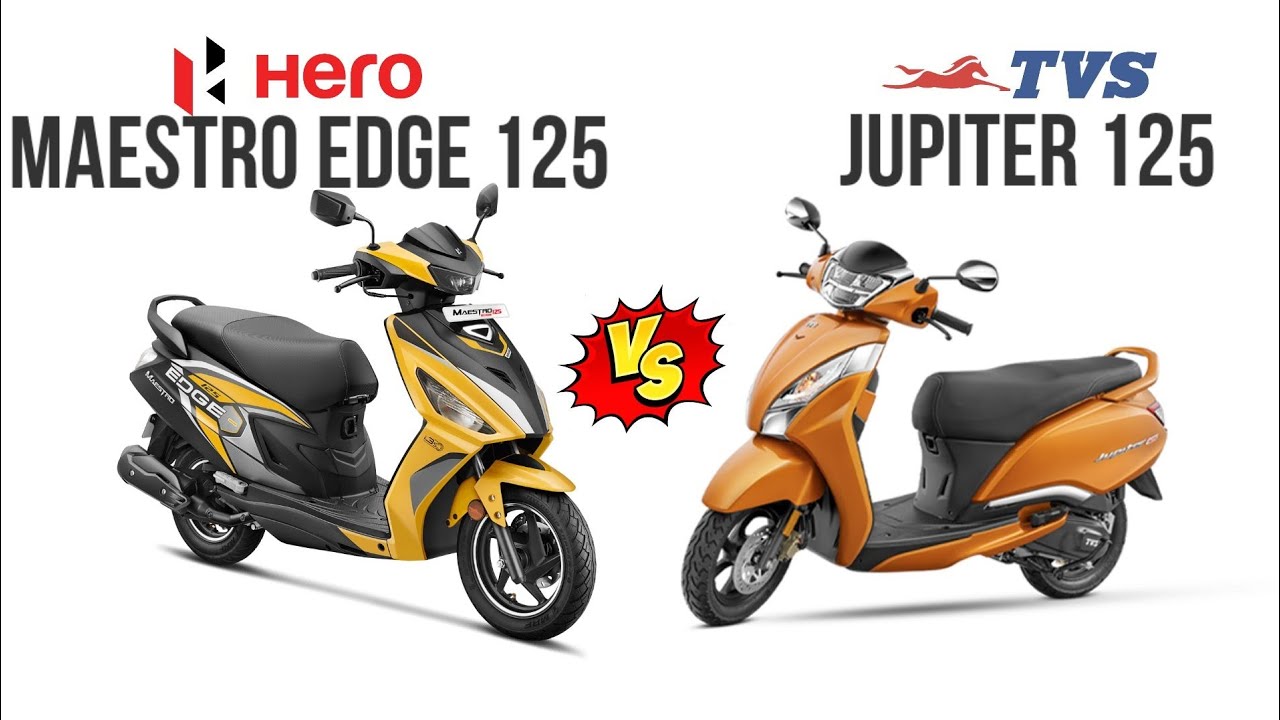 TVS JUPITER 125 VS MAESTRO EDGE 125 | Comparison | Mileage | Top Speed | Price | Bike Informer