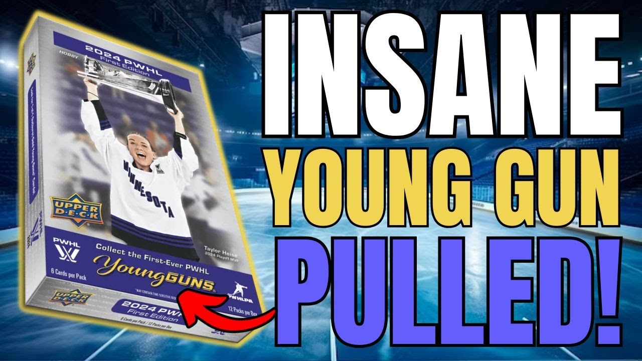 Epic Young Gun Pull Inside This 2024 Upper Deck PWHL Women's Hockey Hobby Box!🤯🏒