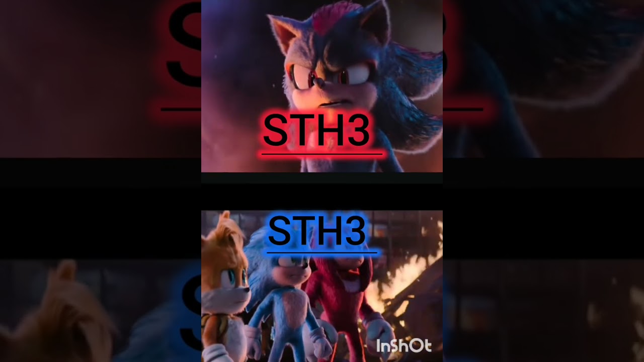 Sonic Vs Shadow all forms 