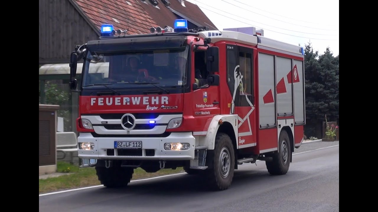 [Schuppenbrand] Einsatz für die Feuerwehren Neschwitz, Luga, Saritsch und Königswartha