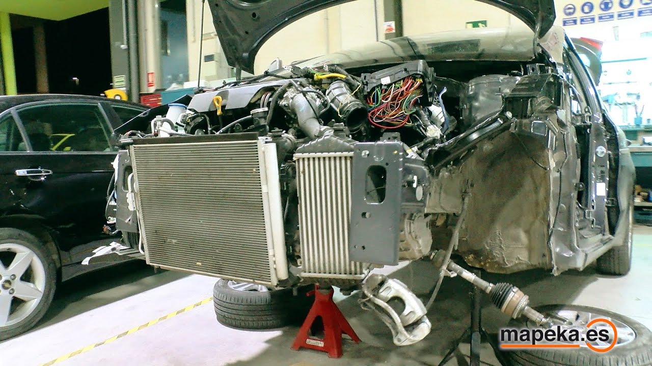COCHE ACCIDENTADO SE QUEDA NUEVO R&Aacute;PIDAMENTE. Restauraci&oacute;n por taller, chapa y pintura Chapimur.