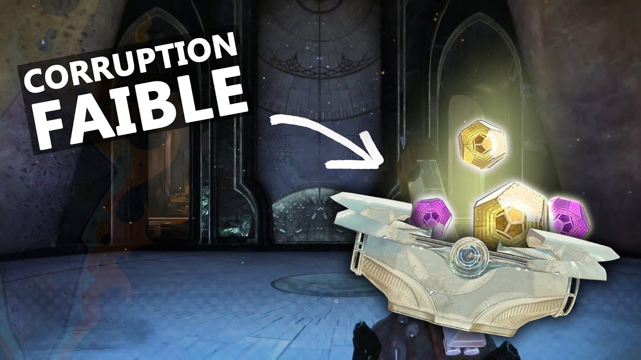 Les 10 coffres ascendants ( niveau corruption faible ) - Destiny 2