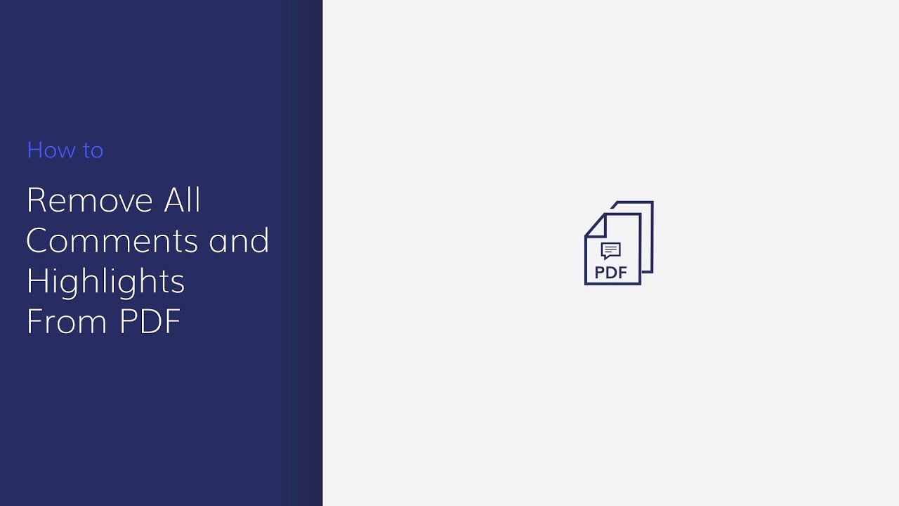 Remove All Comments and Highlights in PDF with PDFelement