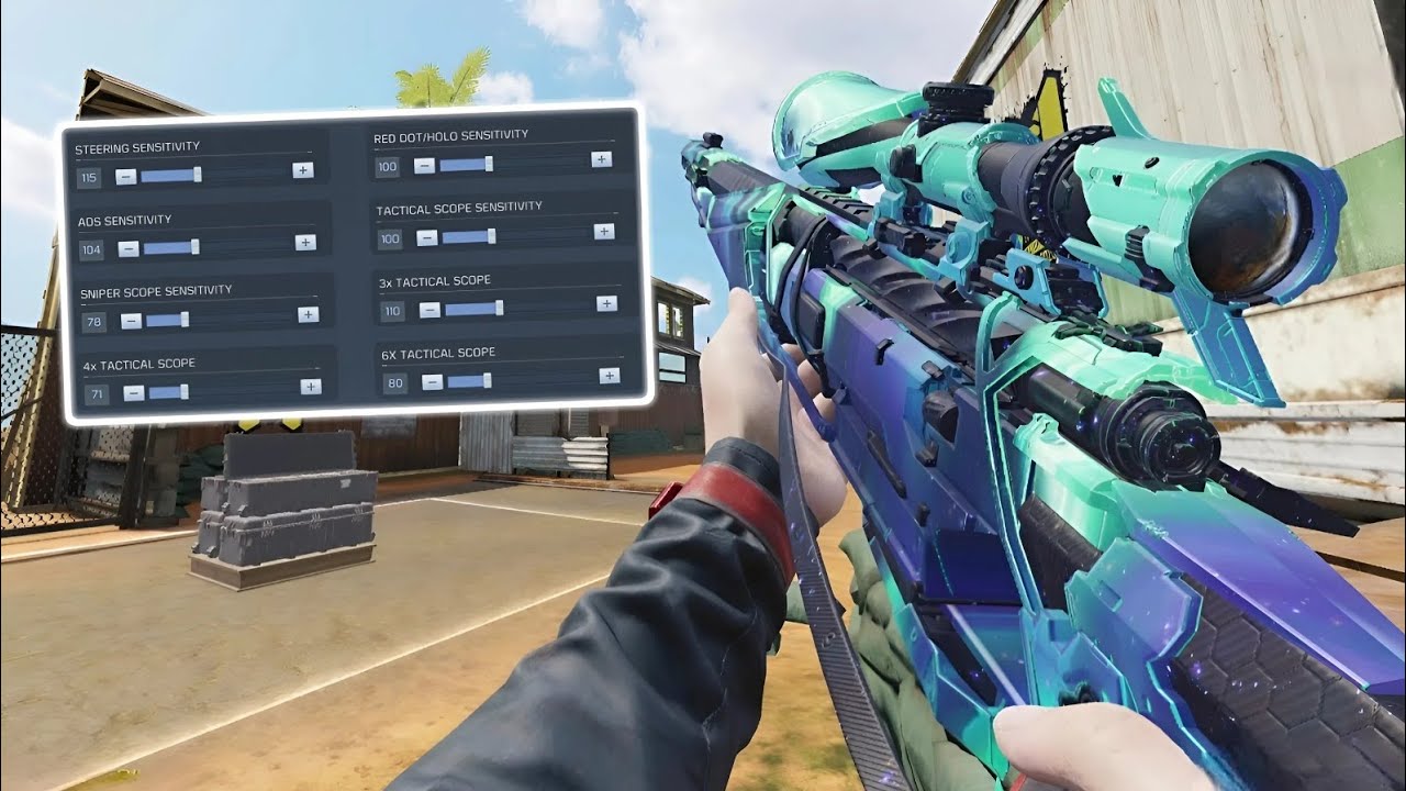 BEST Sensitivity, HUD and Loadouts for Aggressive Sniping in COD Mobile!