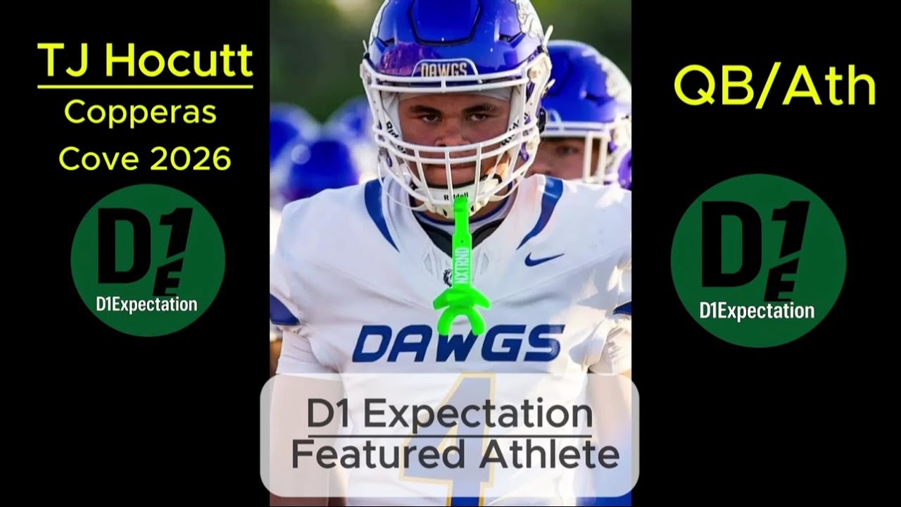 TJ Hocutt (2026) | Copperas Cove TX | QB/ATH — Full Highlight Tape